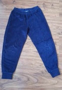 Spodnie od piżamy granatowe welur ciepłe C&A rozm. 134