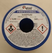 Cyna Cynel ołowiowa 3,0mm 500g