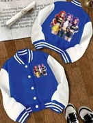 Dziewczęca bluza  Zatrzaski Kpop Demon Hunters Huntrix Rozmiar 9-10 lat