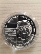 10zł 95 rocznica urodzin ks. Jana Twardowskiego srebro 0/925