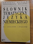 Słownik tematyczny języka niemieckiego Grażyna Hatała Małgorzata Bielicka