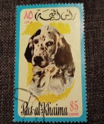 Znaczek pocztowy pies 