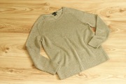 Sweter ze złotą nitką H&M rozm.S
