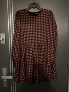 Zara sukienka modny wzór serca serduszka hit blog roz.42 