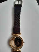 Ciekawy skórzany pasek do zegarka 18 mm + zegarek