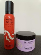 TWISTY krem i pianka do loków - zestaw