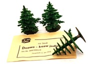 Vintage KS 262/5660/8 Drzewo - Krzew Jodła  5,5cm H0/TT/N do makiety PIKO 