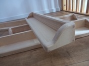 Półka wisząca drewniana 