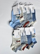 skarpetki stopki dla chlopca 10- pak rozmiar 27-30 bawełniane