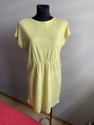 lis Wedding sukienka Iniana dzianinowa letnia nowa oliwkowa 100%len SM 3638