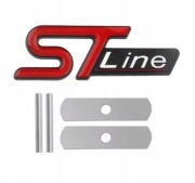 EMBLEMAT LOGO ZNACZEK NAPIS DO FORD ST LINE NA GRILL GRILL + MOCOWANIE