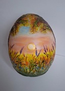 Jajko duże, kolorowe, Wielkanoc, prezent