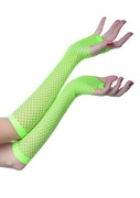 Rękawiczki siateczkowe neonowe zielone PARTY