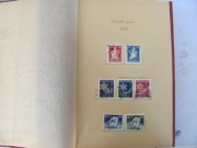 Klaser jubileuszowy III lata 1956 - 1959 ze znaczkami polskimi.