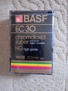 Kaseta VHS do kamery Basf EC30  w folii 