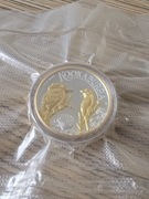 Srebrna moneta Kookaburra Proof High Relief Pozłacana 2 oz 2023