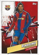 TOPPS FAN SET FC BARCELONA 2023/2024 RONALDINHO GAUCHO DELANTERO BARH-3