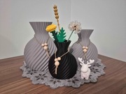 Wazon dekoracyjny 3D na kwiaty sztuczne/suche/LEGO 12 cm