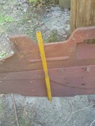 Pas parapet przedni półka do Warszawy M20 FSO Deska