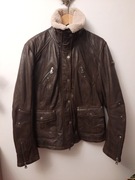 Kurtka skórzana ramoneska vintage retro Jilani rozmiar 44 46 xxl xxxl