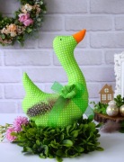 Gąska. Zielona gąska hand-made.