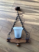 Lampa sufitowa, czasy PRL.