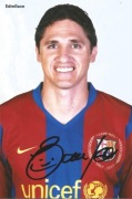 EDMILSON autograf! zdjęcie 10x15 BRAZYLIA BARCELONA