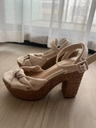 South Beach sandału klapki platforma koturn 38