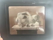 Igor Mitoraj. Oryginał. Negatyw zdjecia. Posąg kobiety. 