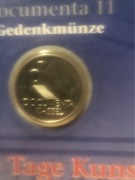 Srebrna moneta 10 euro z numisblatem ze znaczkami