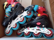 Rolki,   Chłopięce 31-34 Laubr Sport Łyżworolki