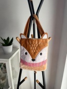 Mała świąteczna słodka pluszowa torba lisek 