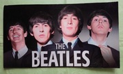 Vintage zespół The Beatles dwustronny plakat na tekturze 38cm/2lcm 