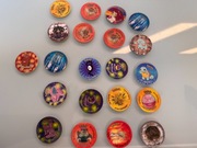 Pokemon Tazo Zestaw 4 Jessie Zappery 3d 21 Sztuk