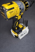Uchwyt na bity, wiertła i wkręty do DeWALT – organizer na akumulator