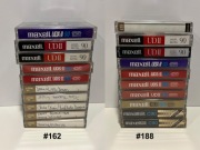 20 używanych, chromowych kaset magnetofonowych, TDK, Maxell type II