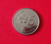 Moneta 5 senów 2013, Malezja