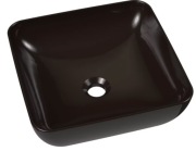 Umywalka ceramiczna nablatowa Ravak 38cm czarna