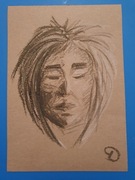 "Frasobliwy" - Rysunek / szkic odręczny, pastele