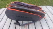 Torba tenisowa Artengo Essential 730 szaro-pomarańczowa