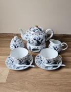 Zestaw kawowy 12x elementów Fusaichi Pegasus 24k złoto zdobienia