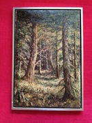 Stary obraz na płótnie Oluf Sorensen Randbøl