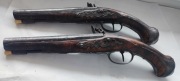 Pistolet skałkowy para Martin of Angers przełom 17/18 wiek