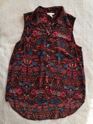 Kolorowa zwiewna koszula bluzka w kwiatki kwiaty H&M 38 - 40 jak nowa