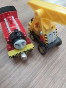 WIKTOR + KAMIL lokomotywa tory drewniane plastikowe Tomek i Przyjaciele