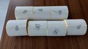 7 rolek Etykiety termiczne samoprzylepne 100x80x500