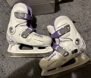 Łyżwy dziecięce Oxelo regulowane rozmiar 30-32 (19-20 cm)+gratis kask