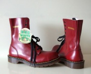 DR. MARTENS Southerner glany z blachą made in UK unikatowy model