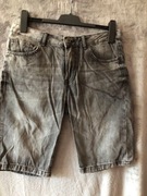 szorty Reserved 30 denim czarne