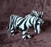 Maskotka zebra handmade
